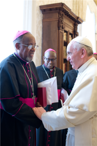 Pope meets Rwandan Bishops