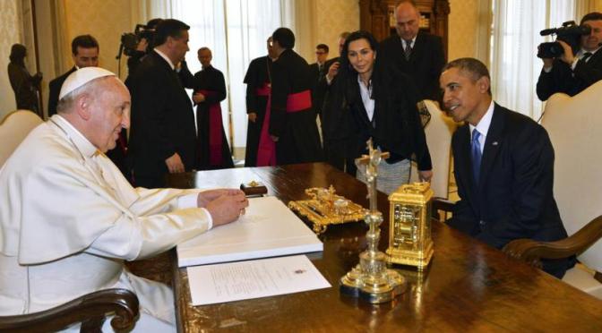 教皇と米オバマ大統領――信教の自由、生命問題、移民について会合